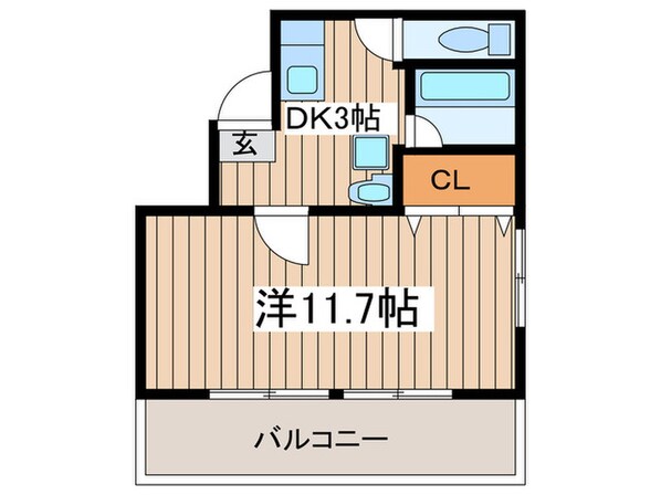 エスポア白砂の物件間取画像